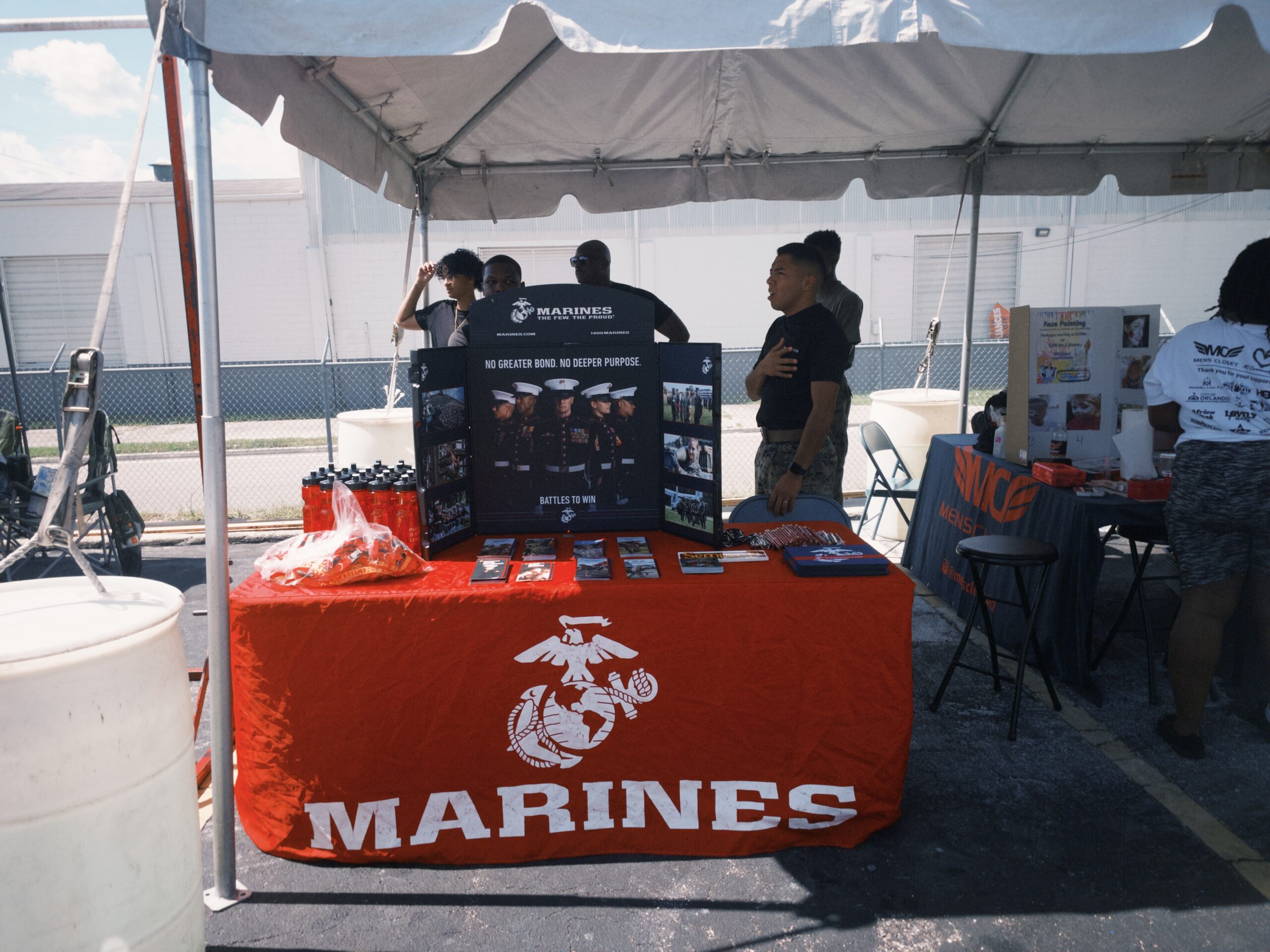 Marines Vendor Table